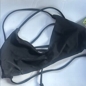 BCA by Rebecca Virtue swim bikini top strappy Black S